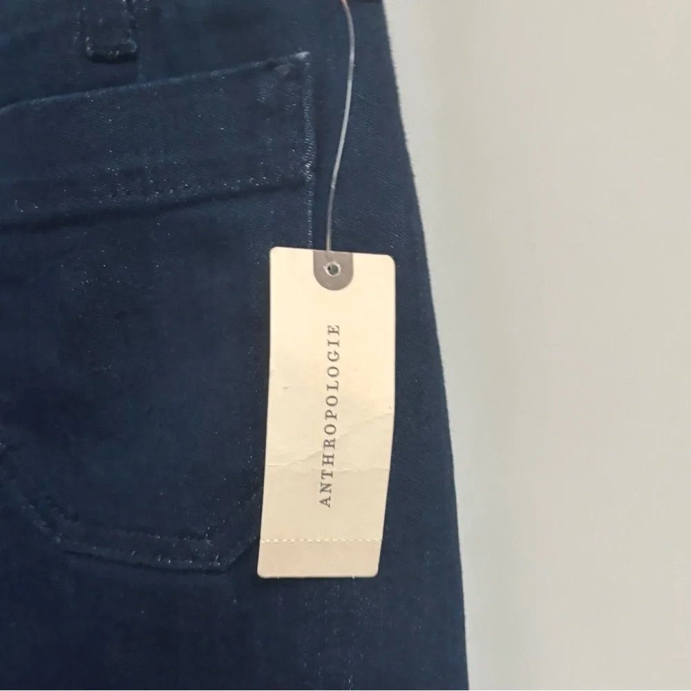 Anthropologie Navy Wide Leg Jeans - Picture 3 of 6